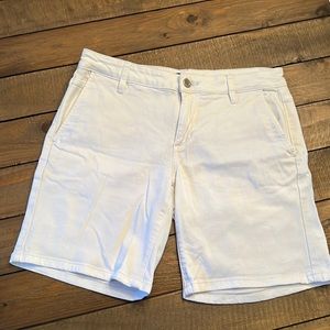 Joe’s white denim shorts, size 27